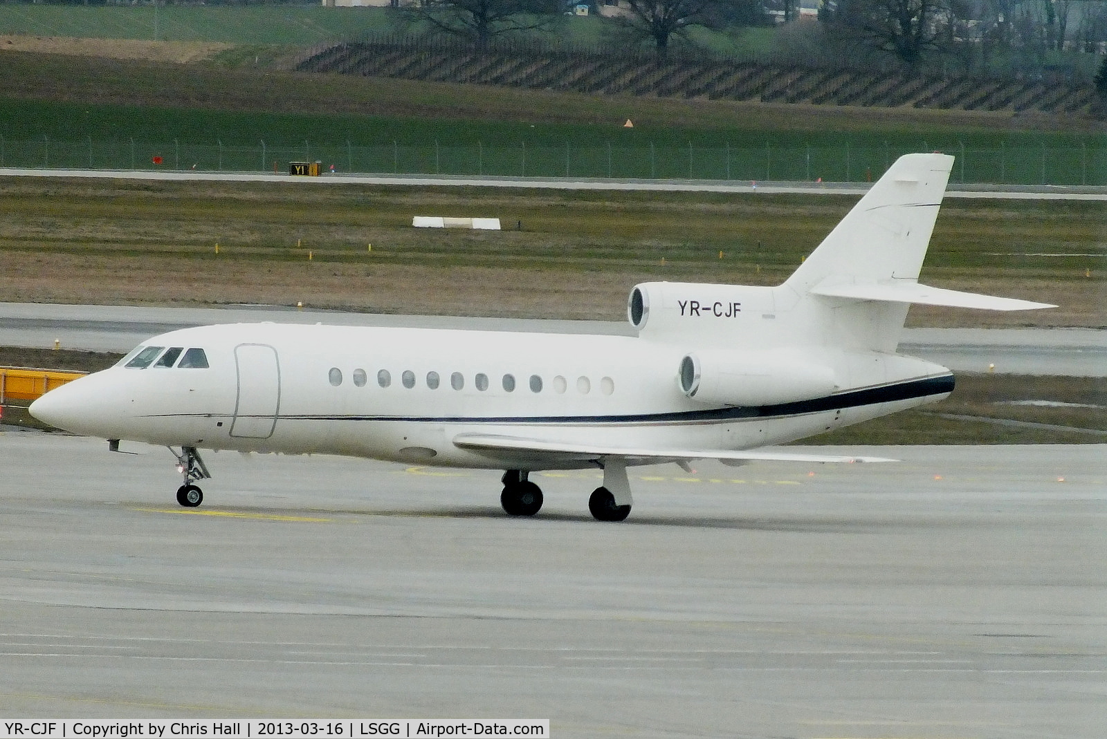 YR-CJF, 1987 Dassault Falcon 900 C/N 26, Mia Airlines