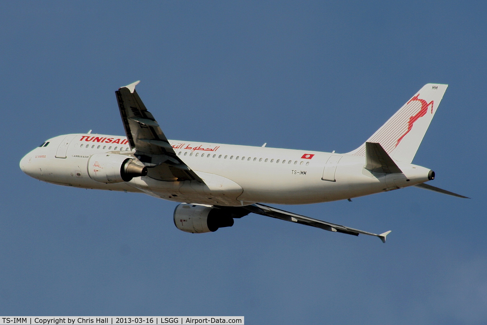 TS-IMM, 1999 Airbus A320-211 C/N 0975, Tunisair