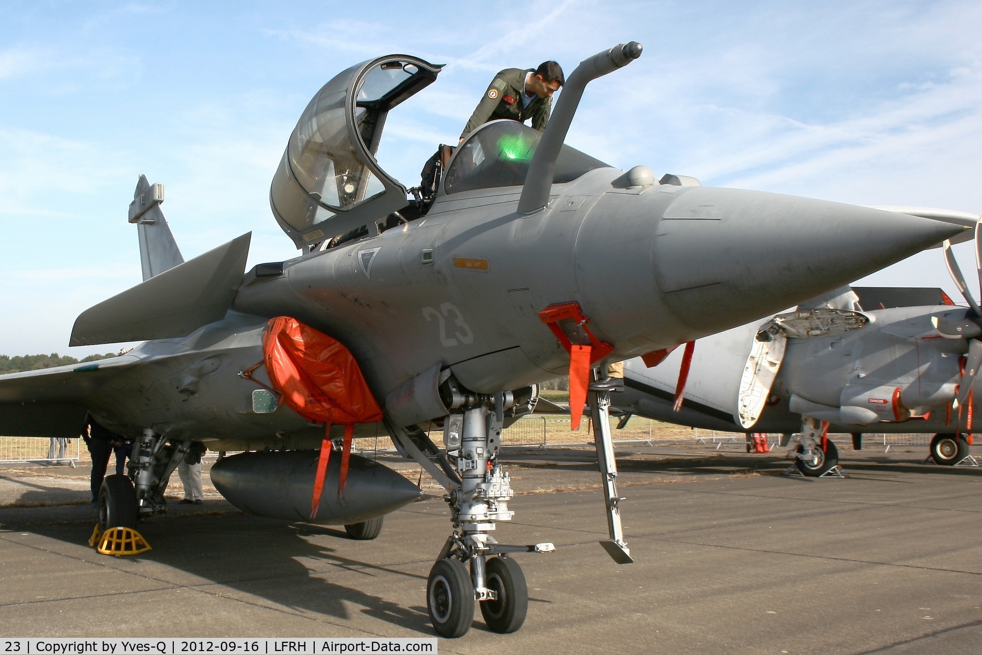23, Dassault Rafale M C/N 23, French Naval Aviation Dassault Rafale M, Lann Bihoue Naval Air Base (LFRH-LRT)