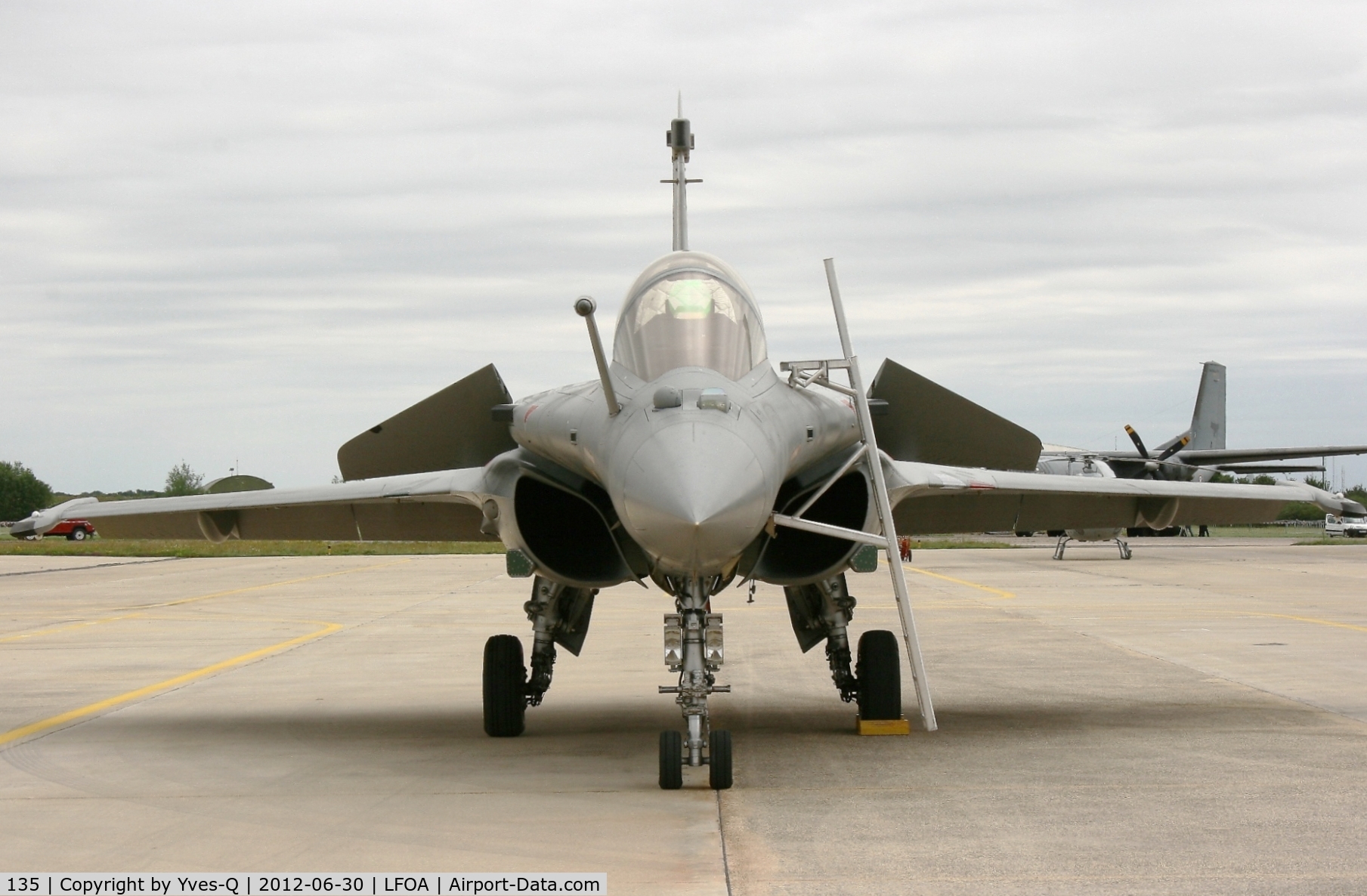 135, Dassault Rafale C C/N 135, French Air Force Dassault Rafale C, F3 standard, Avord Air Base 702 (LFOA)