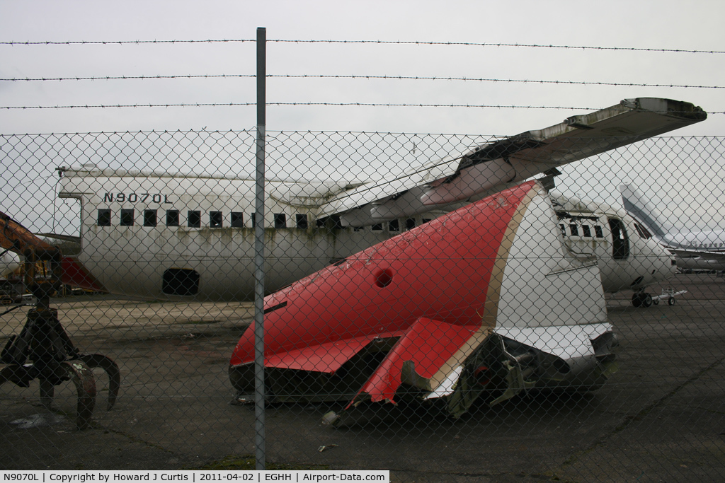 N9070L, British Aerospace BAe.146-300A C/N E3147, Being scrapped.