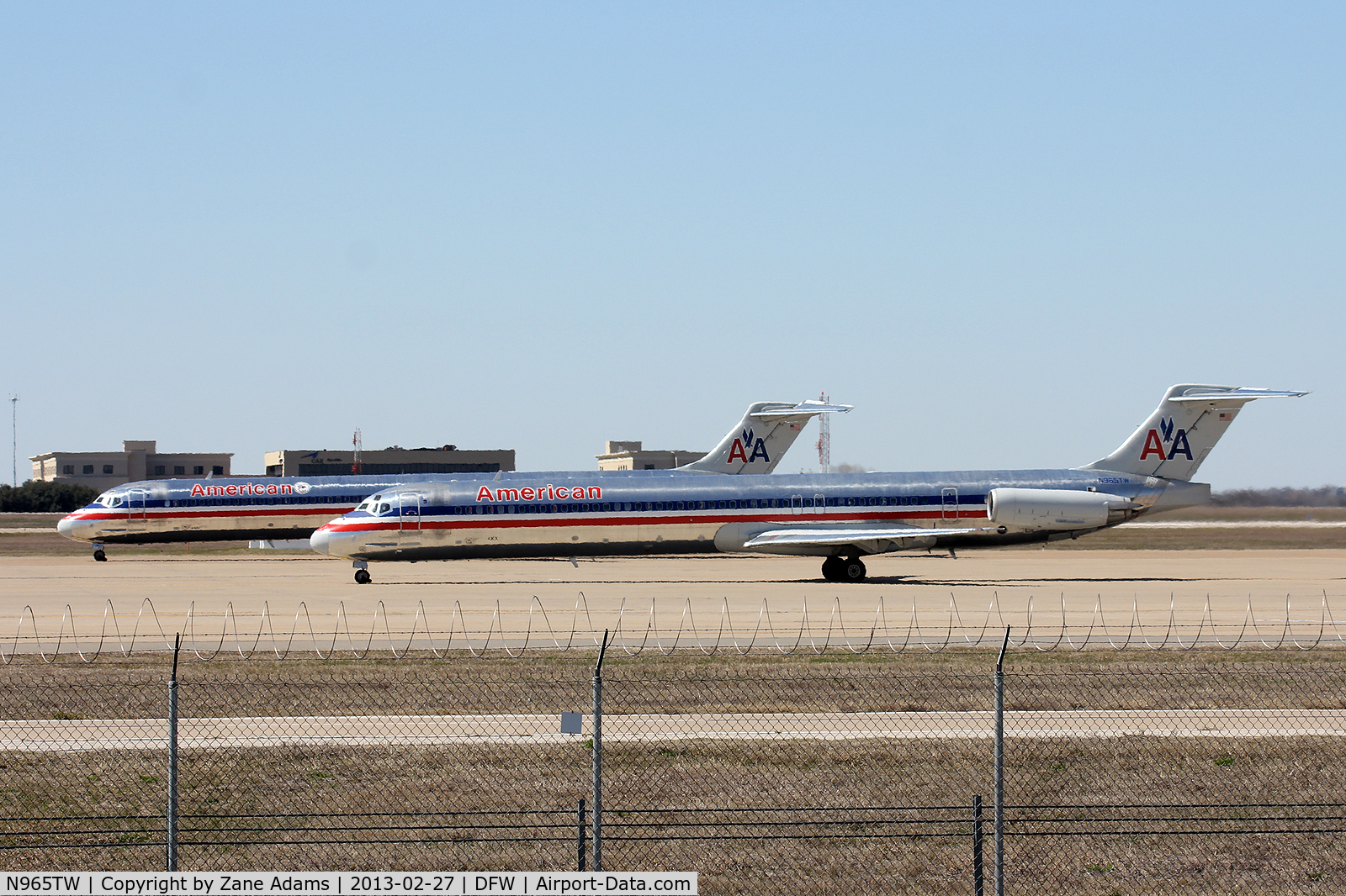 N965TW, 1999 McDonnell Douglas MD-83 (DC-9-83) C/N 53615, American Airlines at DFW Airport