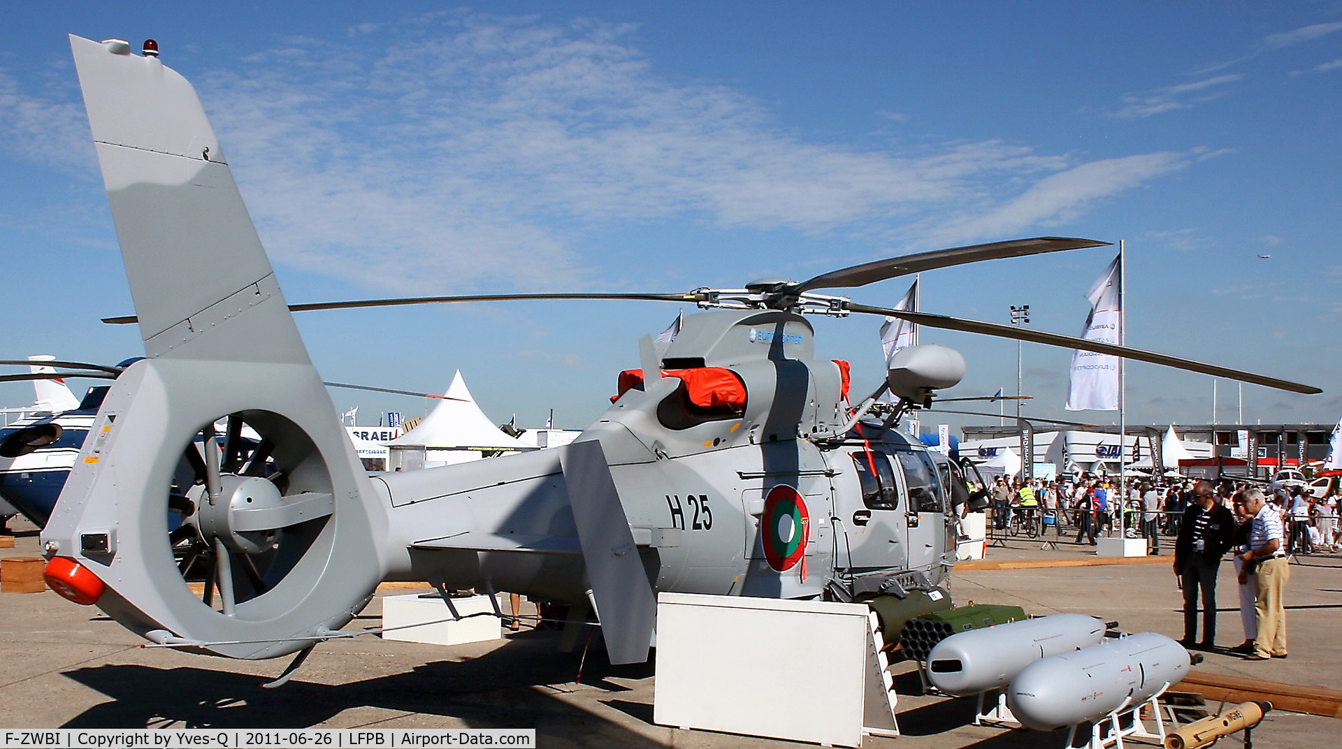 F-ZWBI, Eurocopter AS-565MB Panther C/N 6866, Bulgarian Navy Eurocopter AS-565 MB Panther, Paris Le Bourget Static Display (LFPB-LBG)