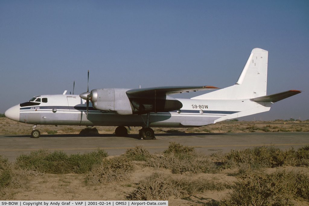S9-BOW, Antonov An-26 C/N 10406, Antonov 26