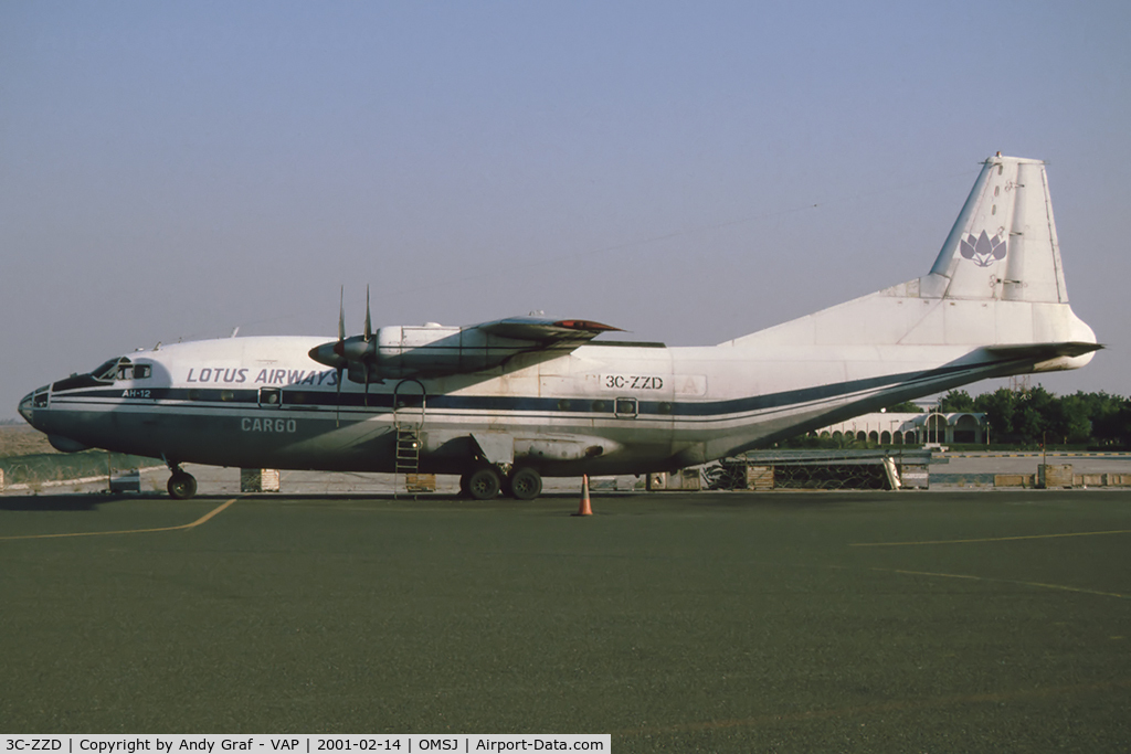 3C-ZZD, Antonov An-12 C/N 00347305, Lotus Airways AN12