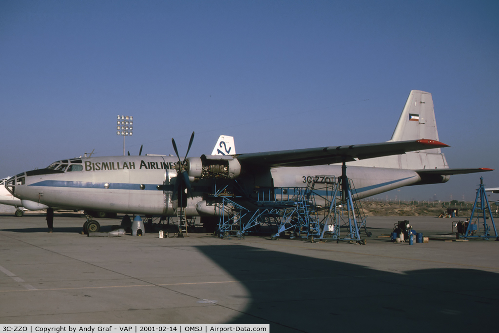 3C-ZZO, 1960 Antonov An-8 C/N 53440, Bismillah Airlines AN8