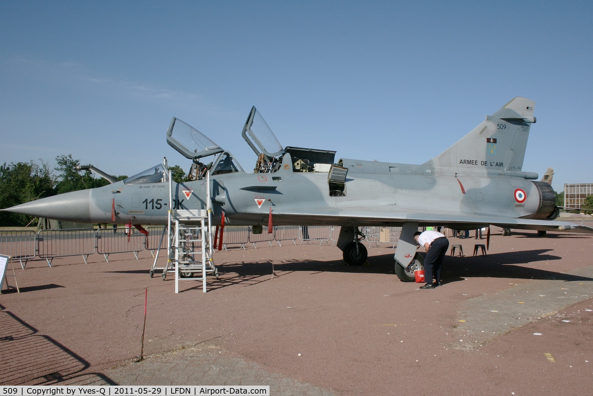509, Dassault Mirage 2000B C/N 62, French Air Force Dassault Mirage 2000B, Rochefort-St Agnant AB 721 (LFDN-RCO)