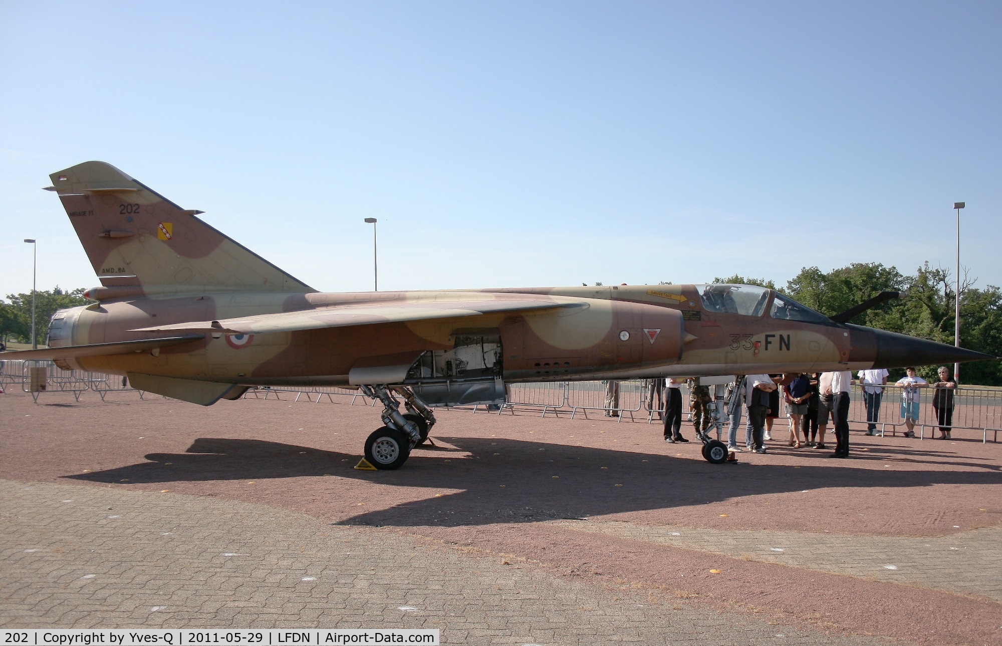 202, Dassault Mirage F.1C-200 C/N 202, Dassault Mirage F1-C, Rochefort-St Agnant AB 721 (LFDN-RCO)