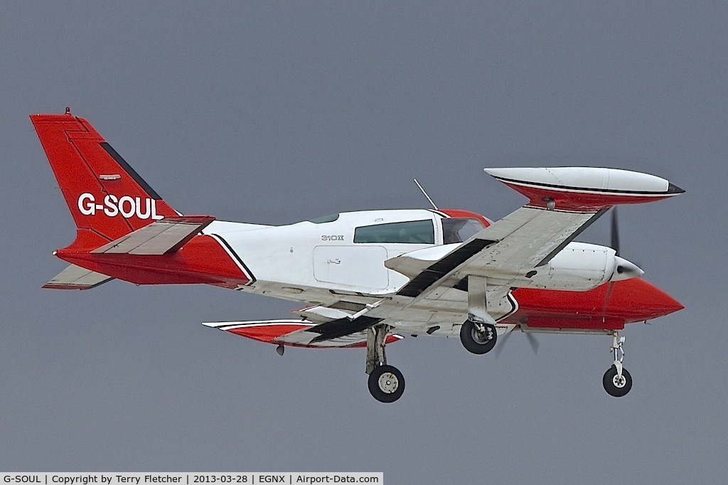 G-SOUL, 1975 Cessna 310R C/N 310R-0140, 1975 Cessna 310R, c/n: 310R-0140 at EMA