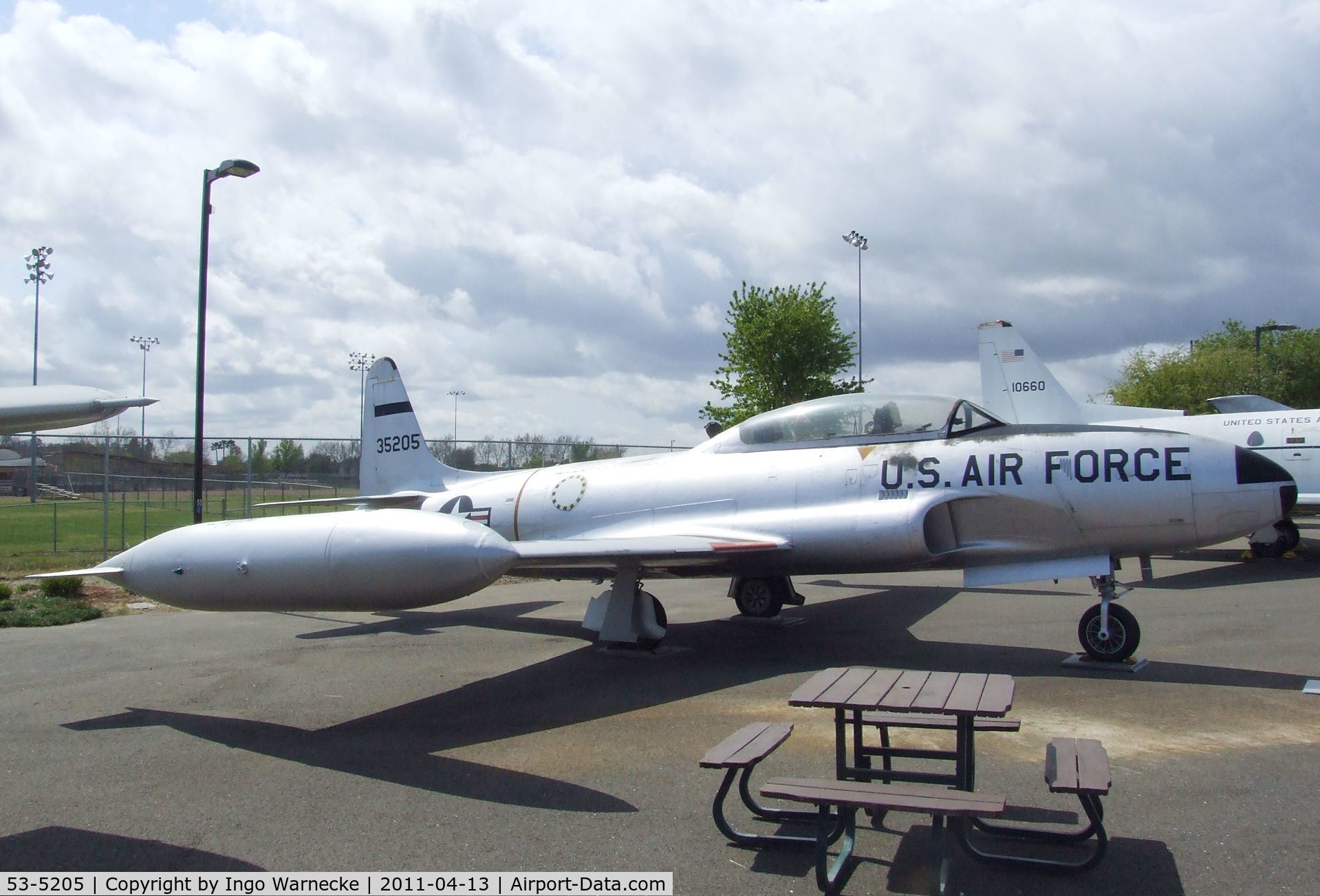 53-5205, 1953 Lockheed T-33A-1-LO Shooting Star C/N 580-8544, Lockheed T-33A at the Aerospace Museum of California, Sacramento CA