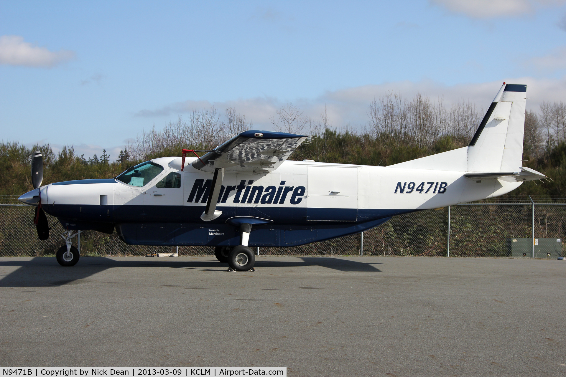 N9471B, 1988 Cessna 208B C/N 208B0081, KCLM/CLM