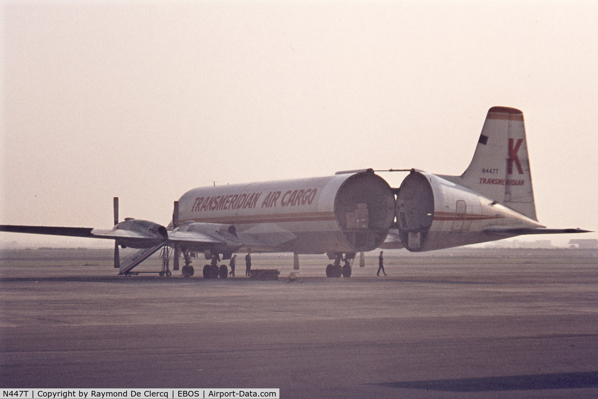 N447T, 1969 Canadair CL-44-0 Skymonster C/N 16, Mid-seventies