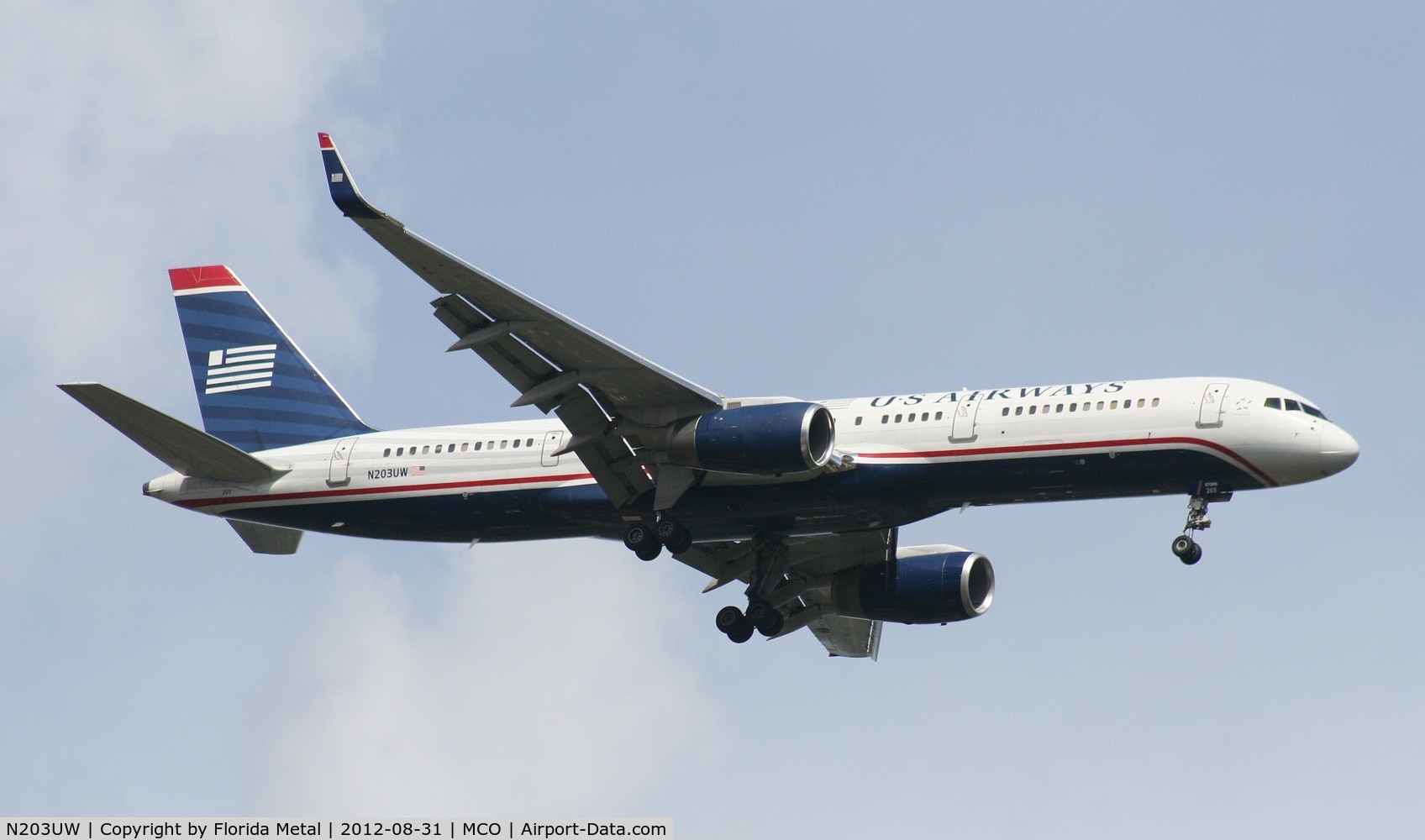 N203UW, 2000 Boeing 757-23N C/N 30548, USAirways 757