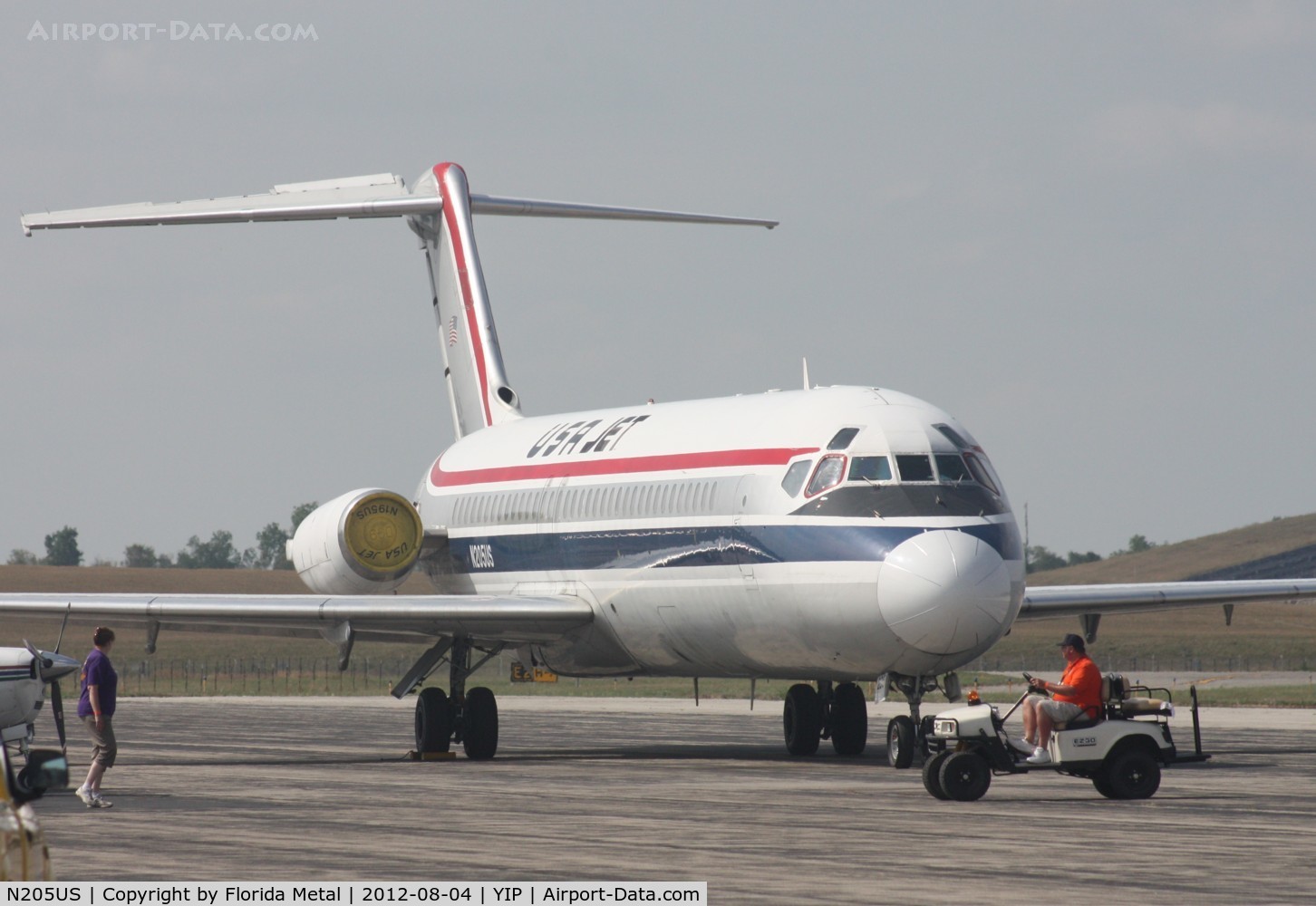 N205US, 1976 McDonnell Douglas DC-9-32F C/N 47690, USA Jet DC-9-32