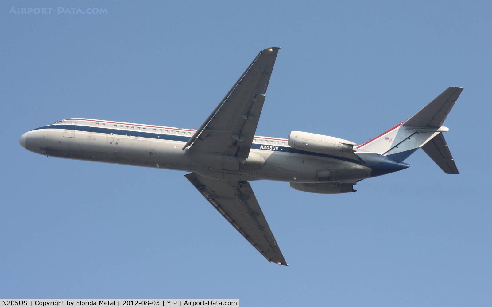 N205US, 1976 McDonnell Douglas DC-9-32F C/N 47690, USAJet DC-9-32F