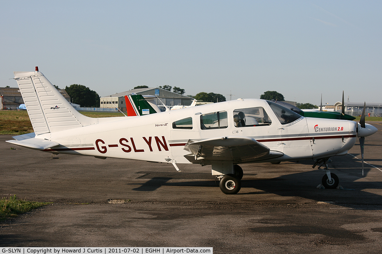 G-SLYN, 1981 Piper PA-28-161 Cherokee Warrior II C/N 28-8116204, Privately owned.