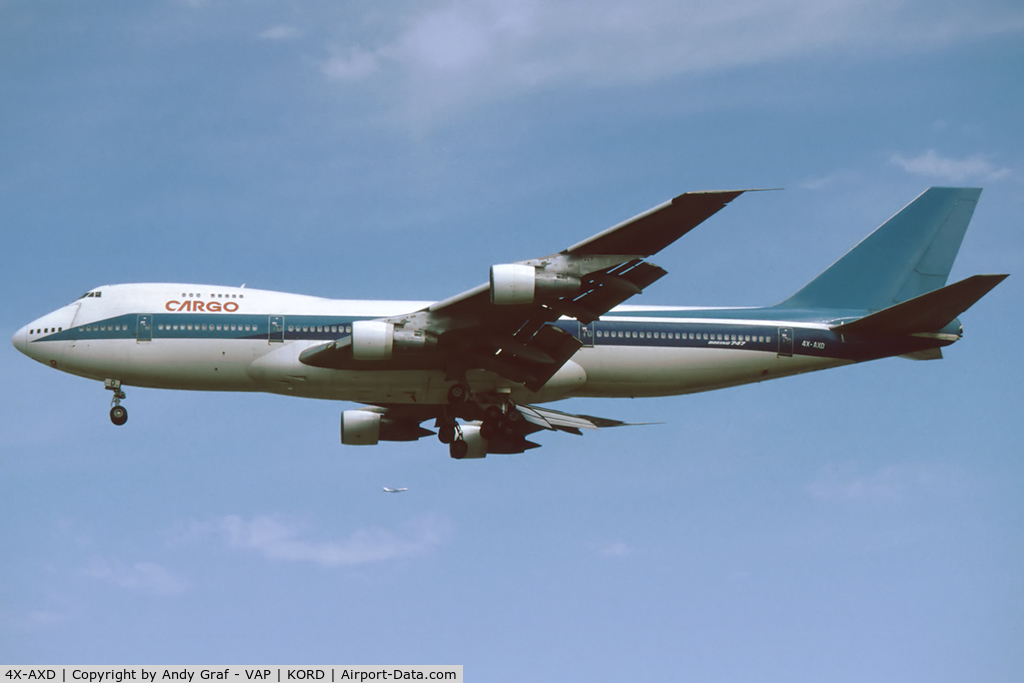 4X-AXD, 1975 Boeing 747-258C C/N 21190, El Al Cargo 747-200