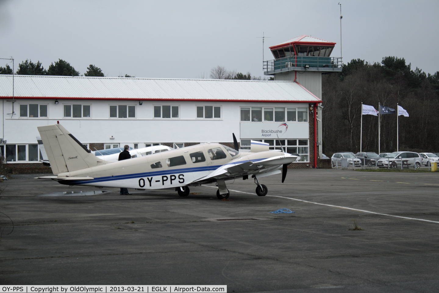 OY-PPS, 1987 Piper PA-34-220T Seneca III C/N 34-33021, Visiting from Finland