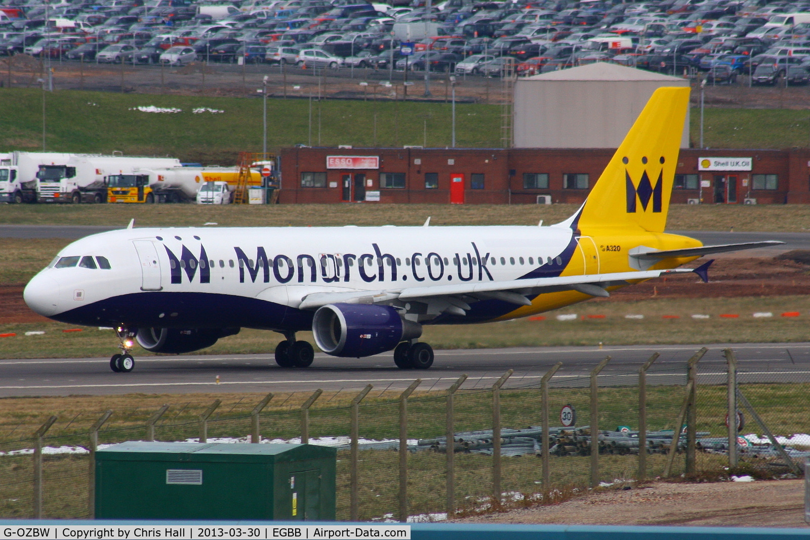 G-OZBW, 2001 Airbus A320-214 C/N 1571, Monarch