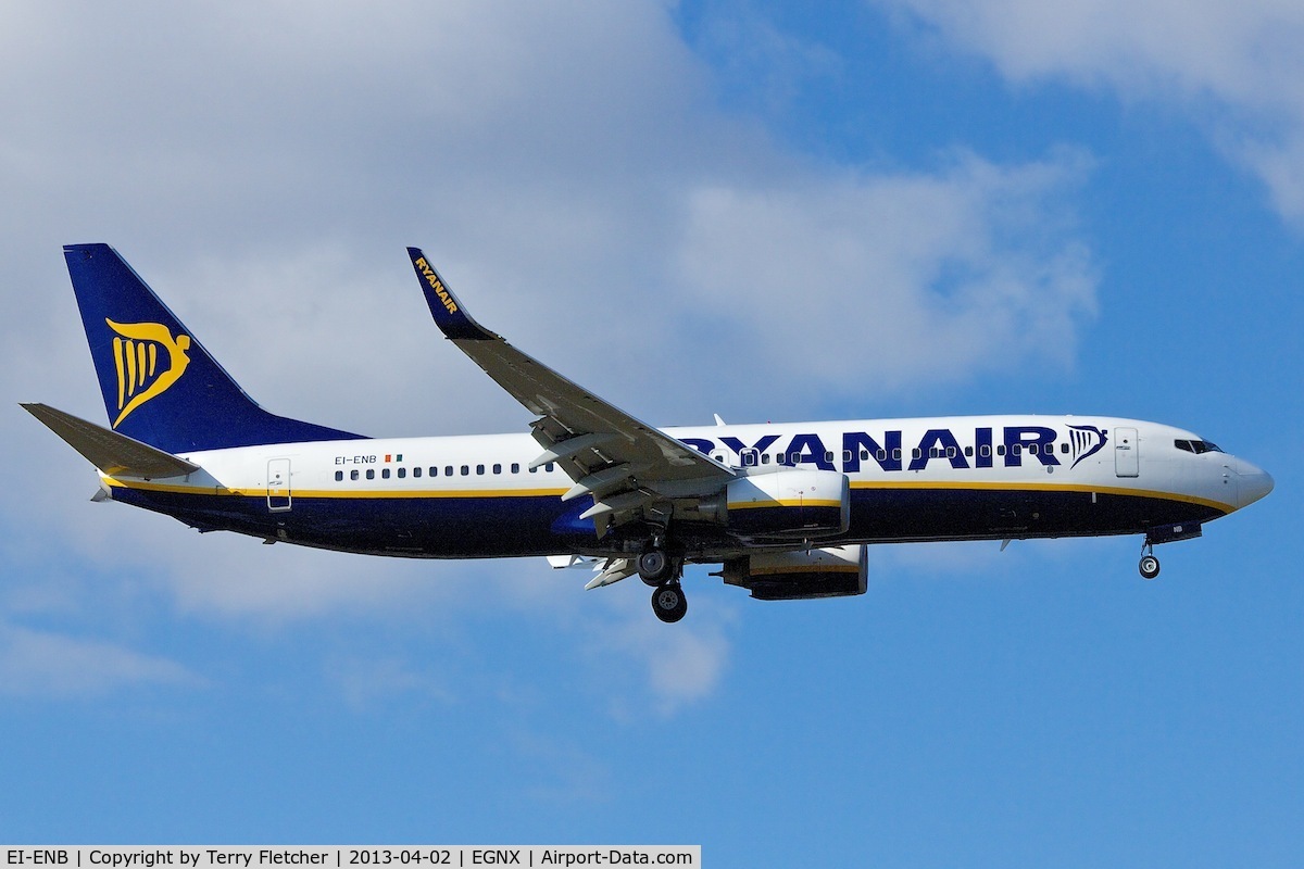 EI-ENB, 2010 Boeing 737-8AS C/N 40289, Ryanair 2010 Boeing 737-8AS, c/n: 40289 at East Midlands