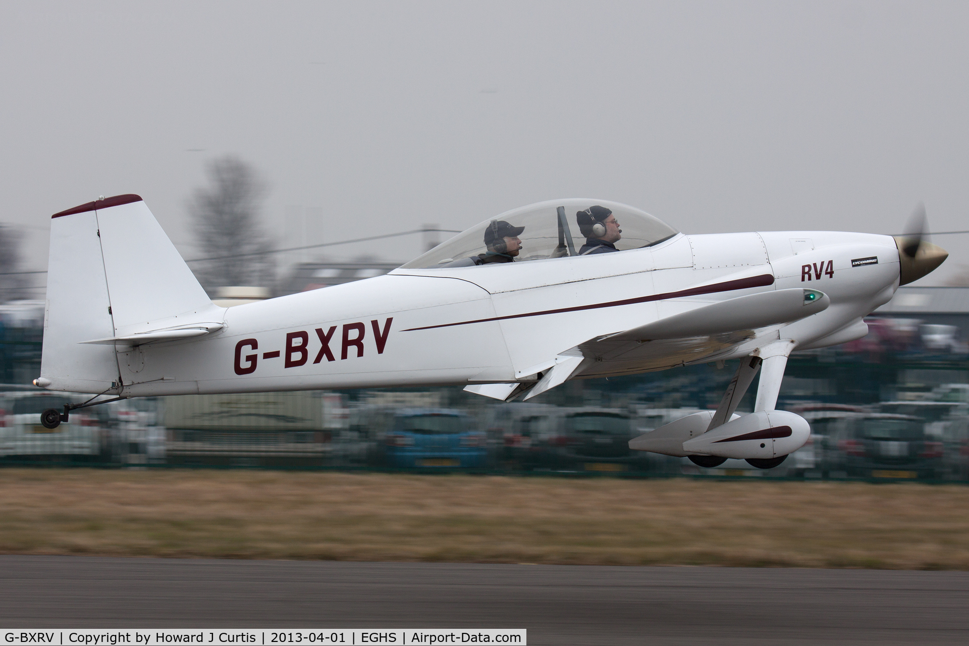 G-BXRV, 2002 Vans RV-4 C/N PFA 181-12482, At the LAA Fly-In and HMS Dipper 70th Anniversary Event. Privately owned.