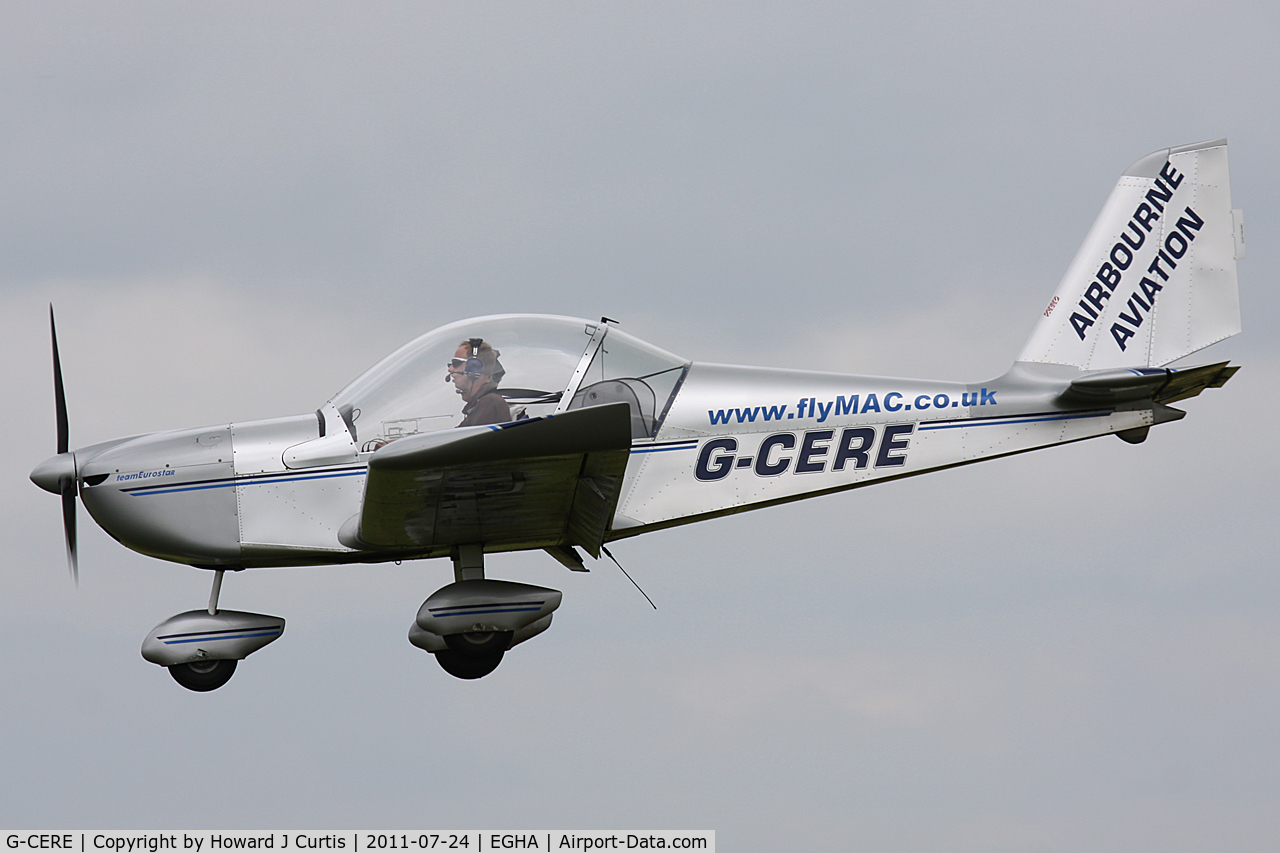 G-CERE, 2007 Cosmik EV-97 TeamEurostar UK C/N 2931, Privately owned.