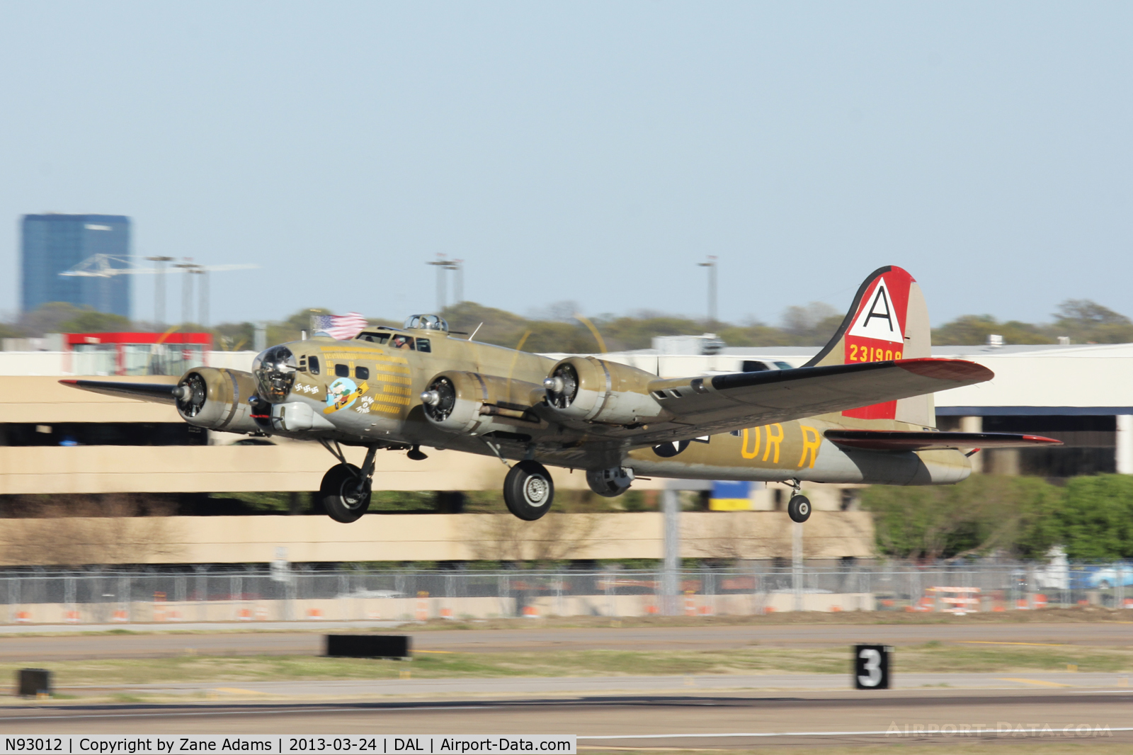 N93012, 1944 Boeing B-17G-30-BO Flying Fortress C/N 32264, Collings Foundation B-17 at Dallas Love Field