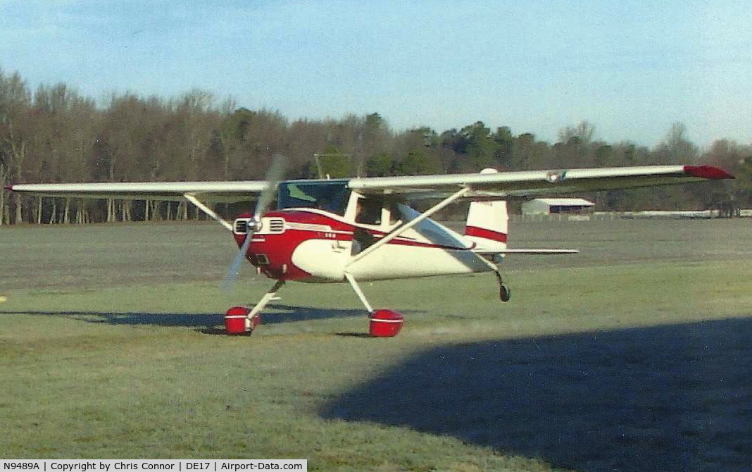 N9489A, Cessna 140A C/N 15310, Pilot - Everett Warfel