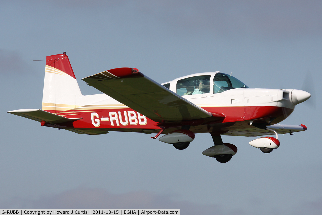 G-RUBB, 1978 Grumman American AA-5B Tiger C/N AA5B-0928, Privately owned.