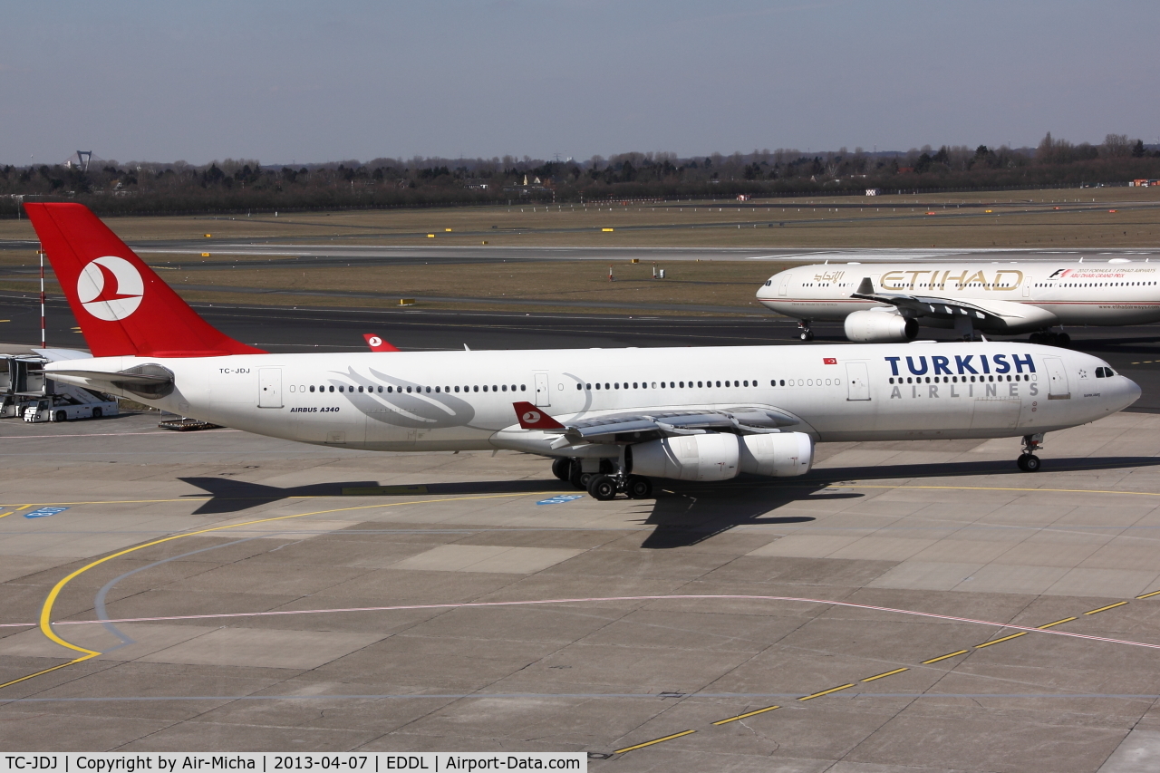 TC-JDJ, 1993 Airbus A340-311 C/N 023, Turkish Airlines, Airbus A340-311, CN: 023, Aircraft Name: Istanbul