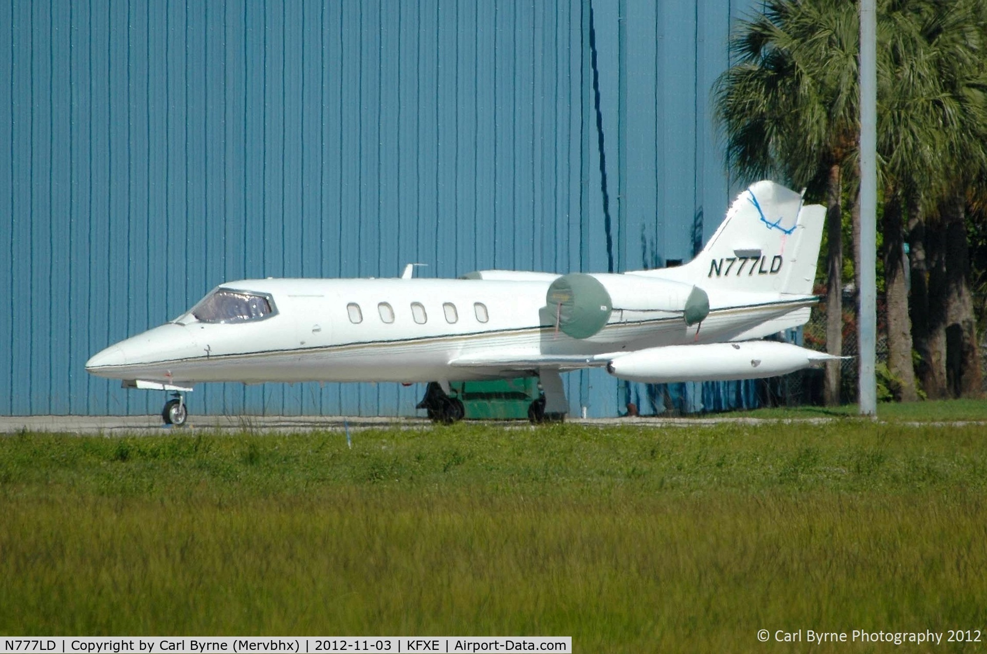 N777LD, 1980 Gates Learjet Corp. 35A C/N 314, Taken from the covered viewing area.