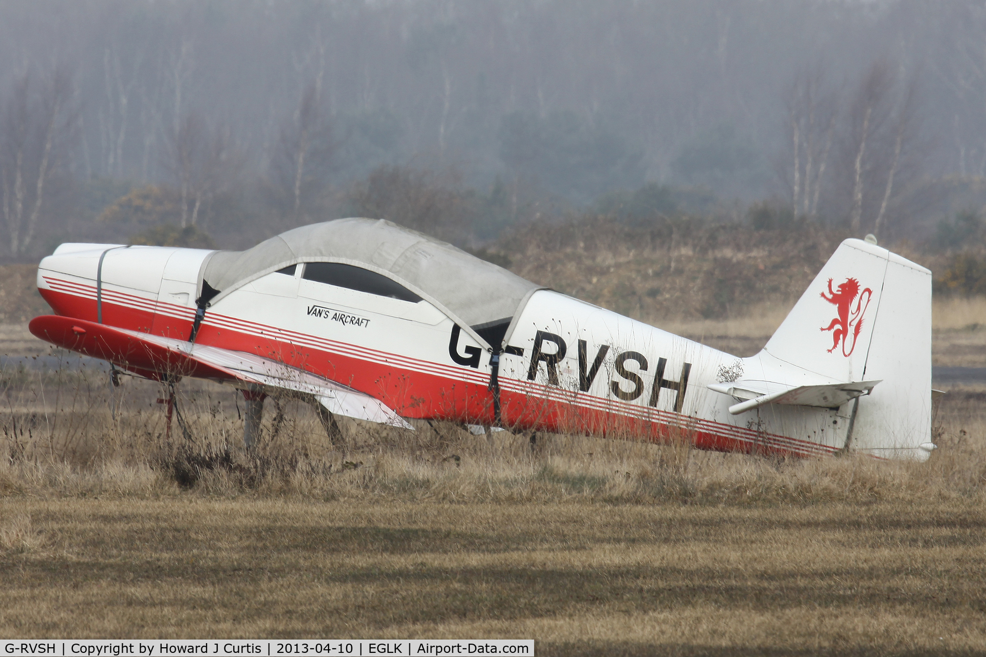 G-RVSH, 2004 Vans RV-6A C/N PFA 181A-13026, Privately owned.