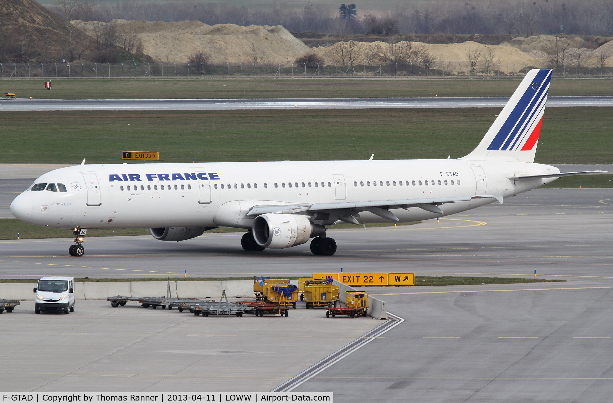 F-GTAD, 1998 Airbus A321-211 C/N 0777, Air France Airbus A321