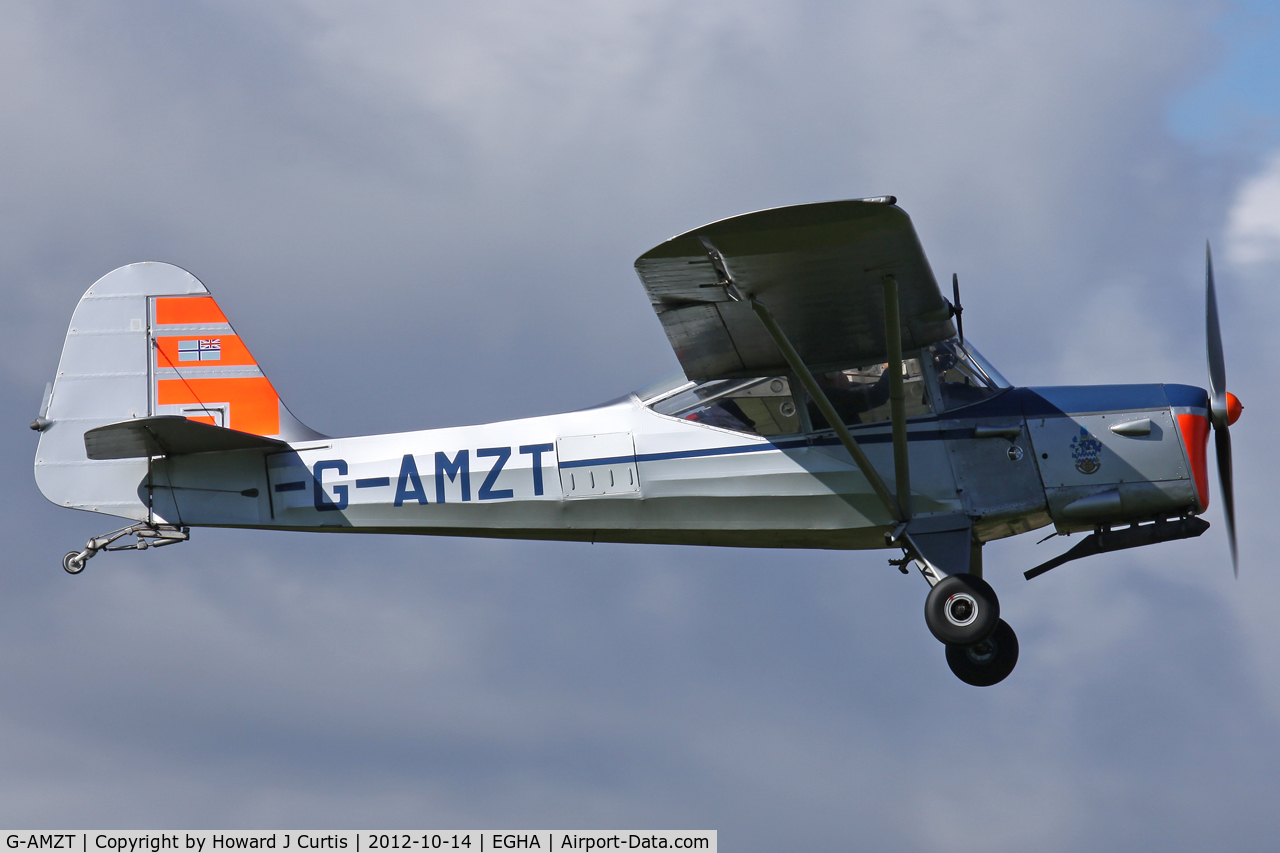 G-AMZT, 1953 Auster J-5F Aiglet Trainer C/N 3107, Privately owned.
