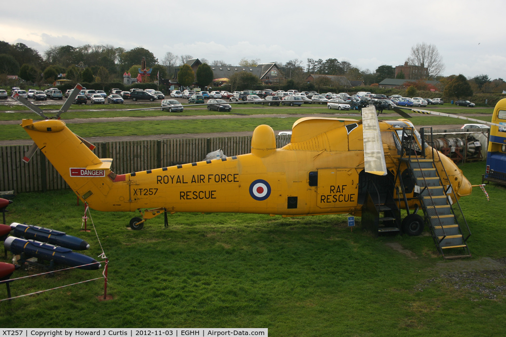 XT257, 1967 Westland Wessex HAS.3 C/N WA241, Preserved at the Bournemouth Aviation Museum.