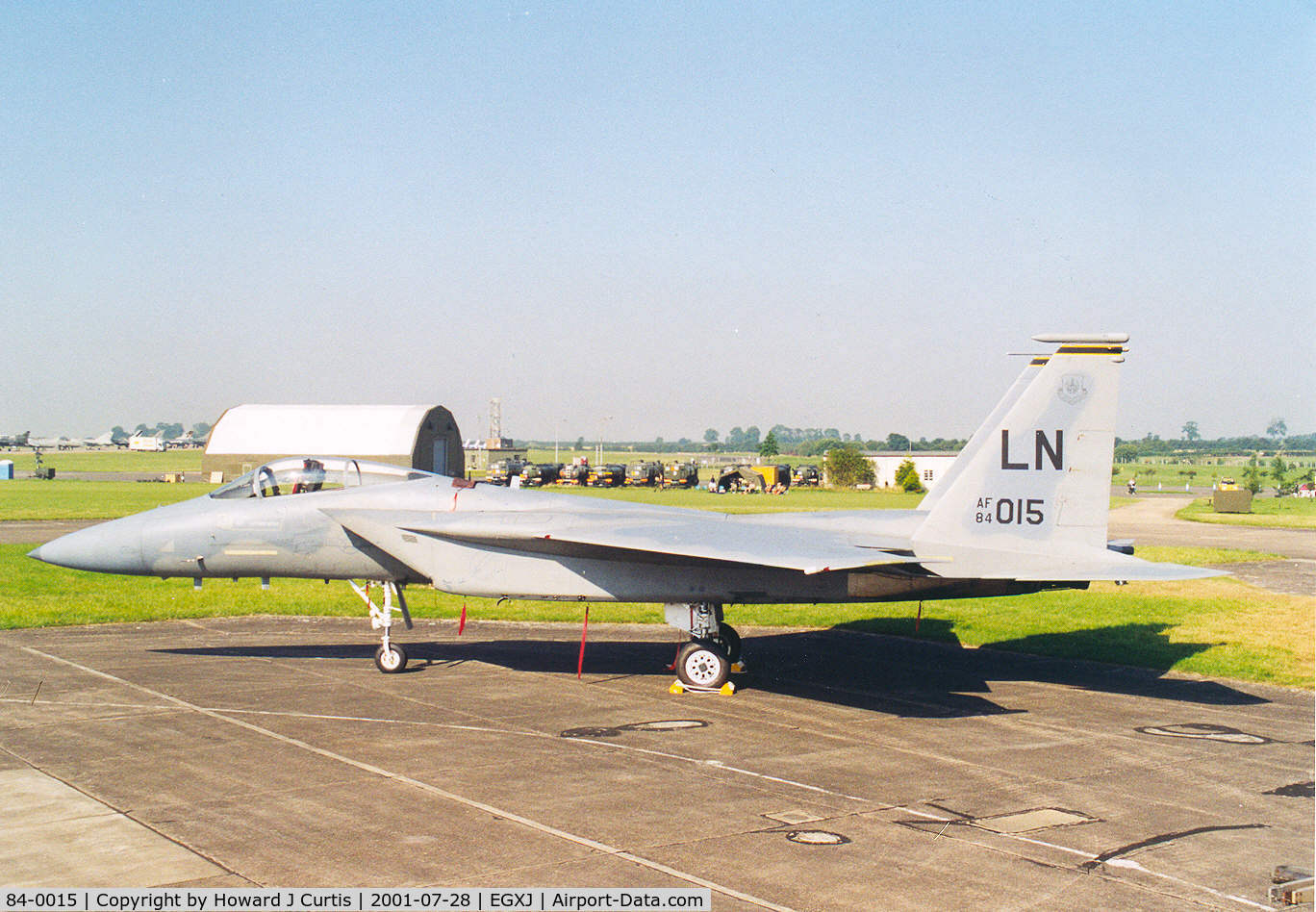 84-0015, 1984 McDonnell Douglas F-15C Eagle C/N 0925/C318, 48th FW. At IAT.