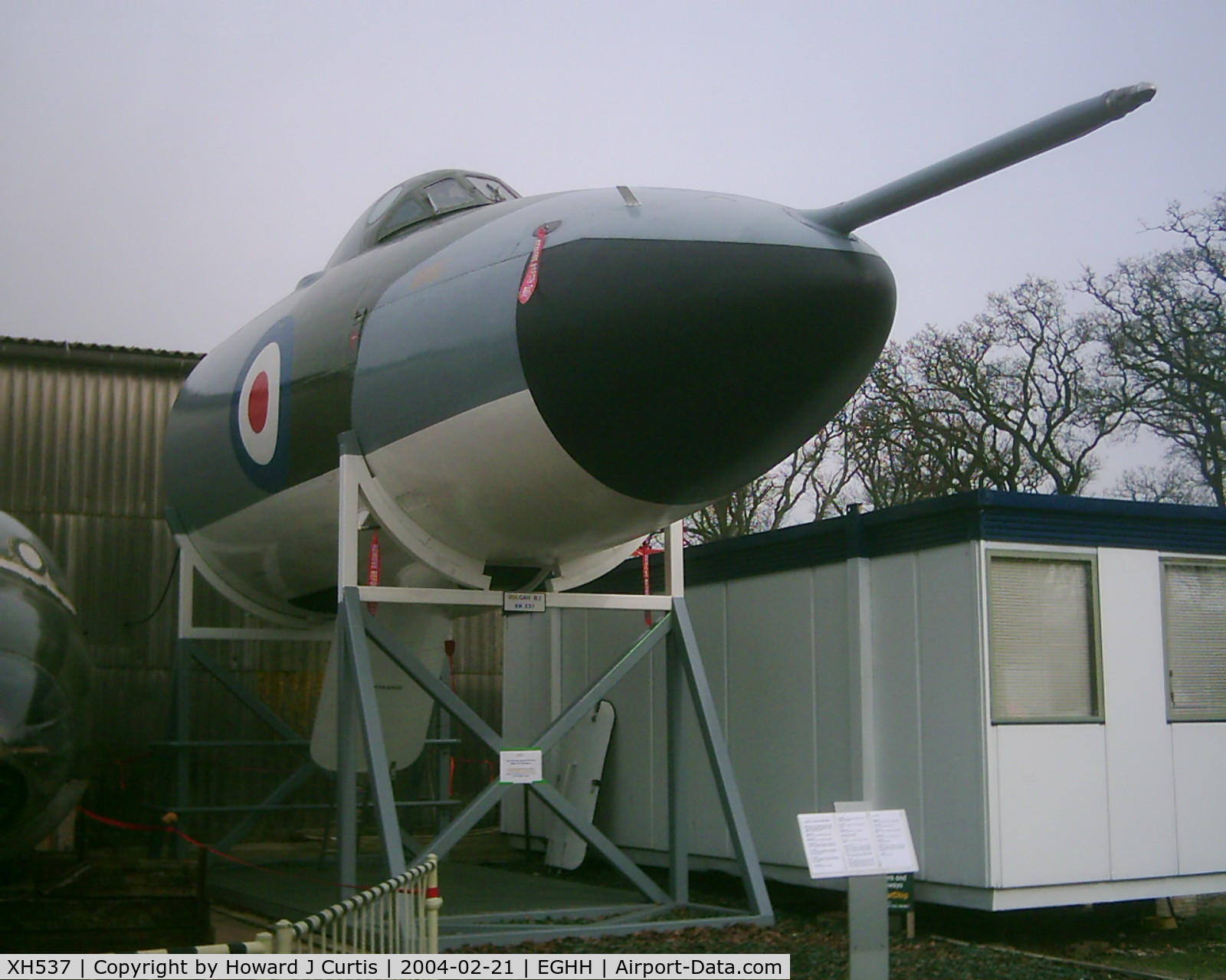 XH537, 1965 Avro Vulcan B.2 C/N Set 5, Bournemouth Aviation Museum (old site).