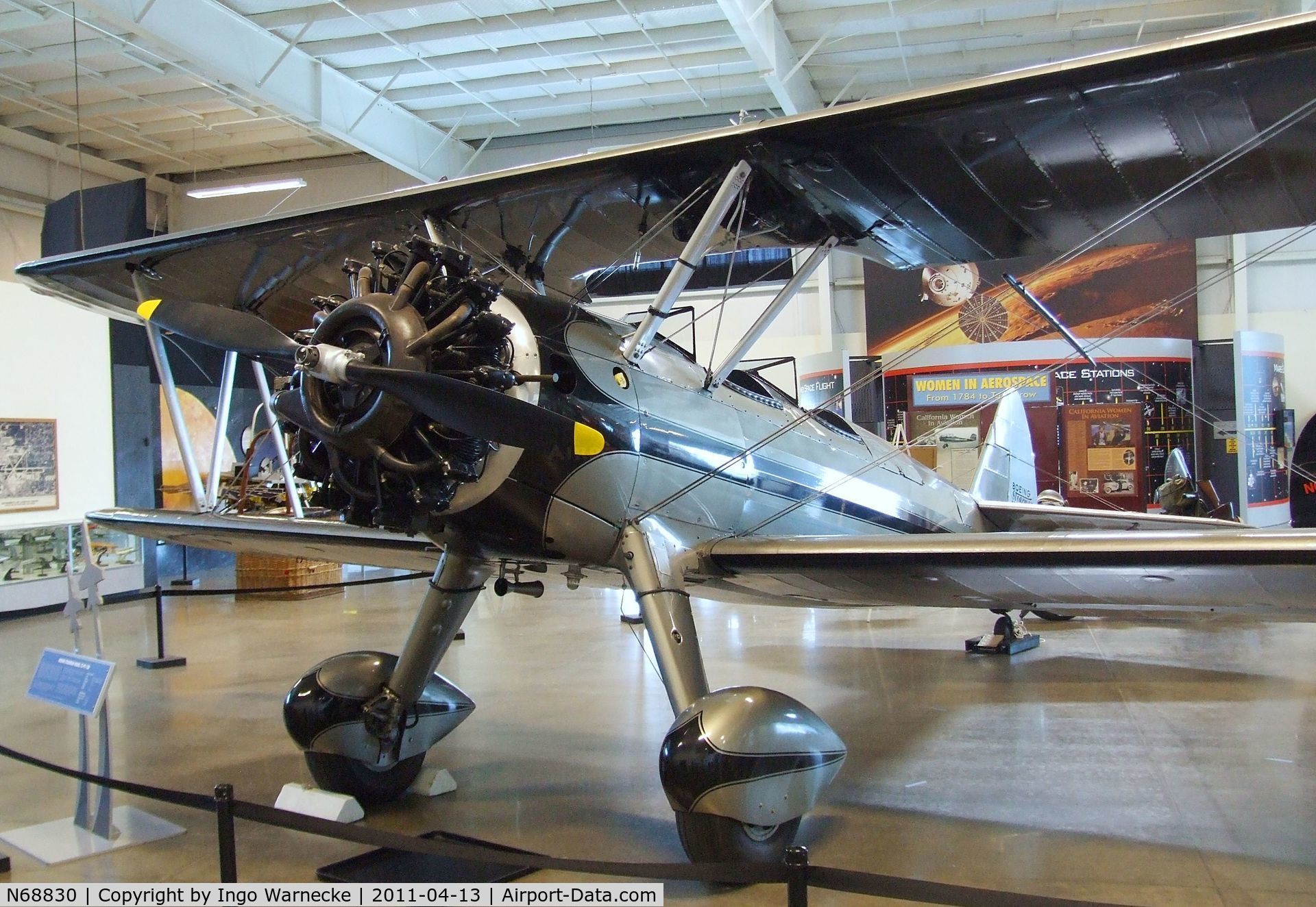 N68830, Boeing PT-13D Kaydet (E75) C/N 75-5667, Boeing (Stearman) PT-13D Kaydet / E75 at the Aerospace Museum of California, Sacramento CA