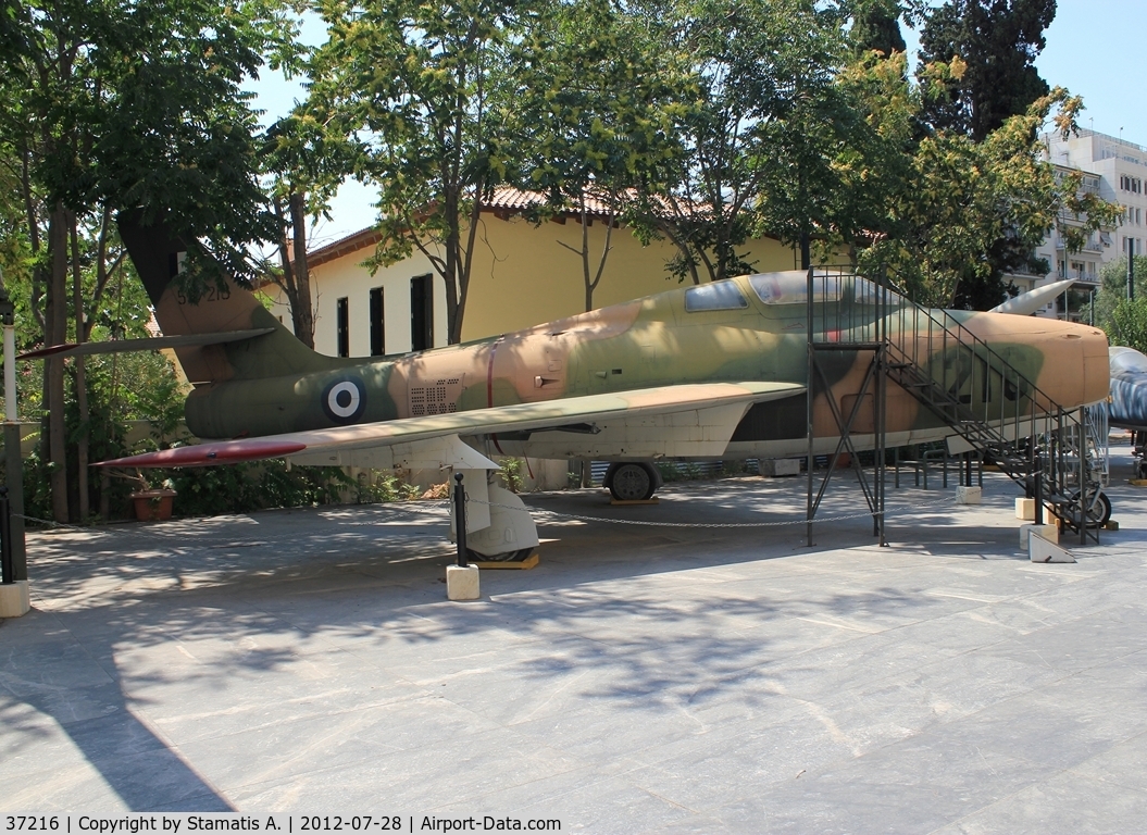 37216, 1953 Republic F-84F-81-RE Thunderstreak C/N 53-7216, Preserved at the War Museum, Athens
ex GAF as DB+344
