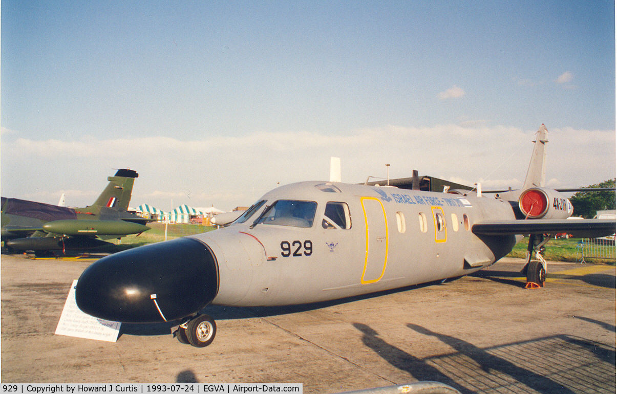 929, 1971 Israel Aircraft Industries IAI-1124N Westwind C/N 152, In the static display.