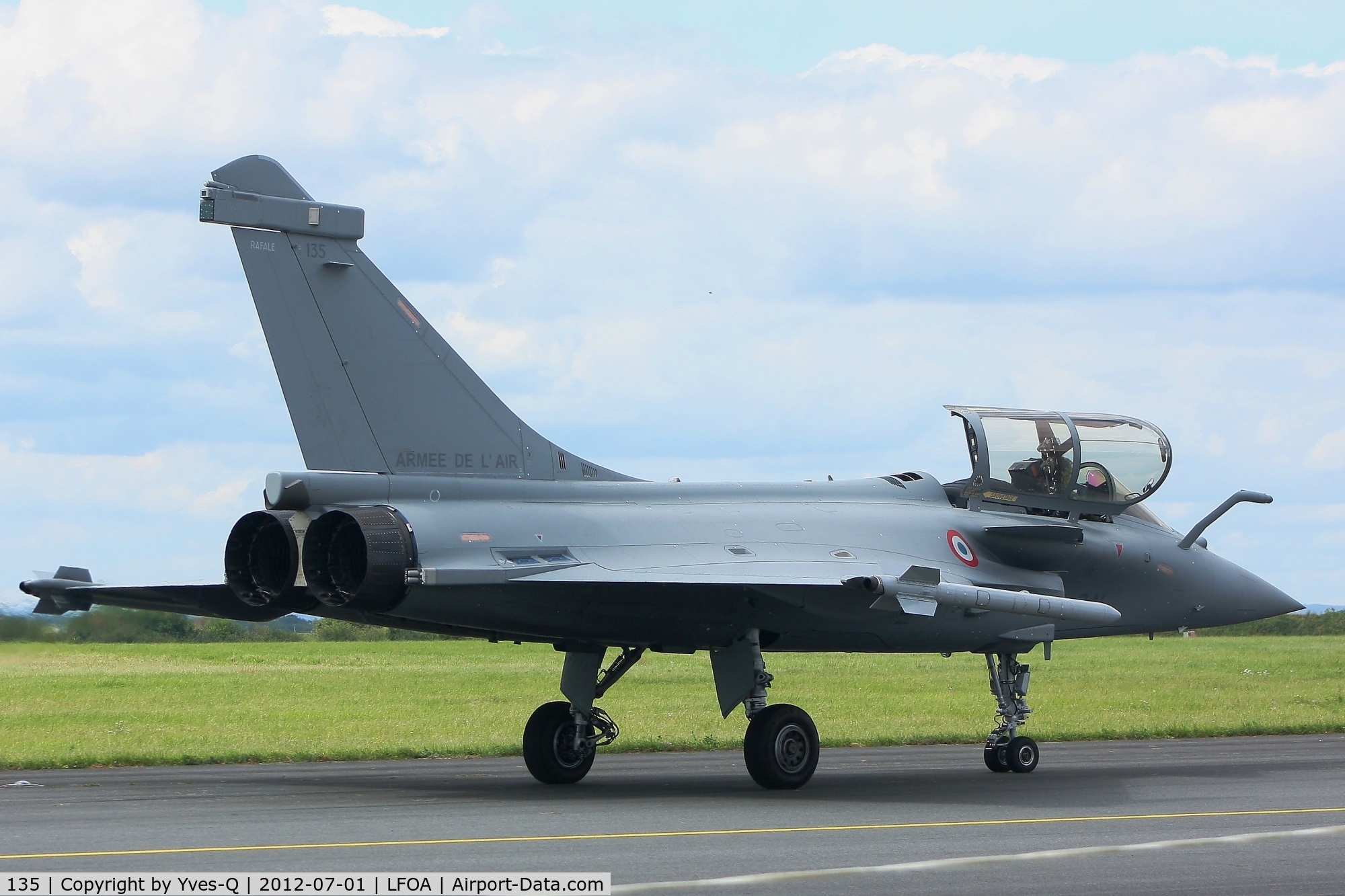 135, Dassault Rafale C C/N 135, French Air Force Dassault Rafale C, Avord Air Base 702 (LFOA)