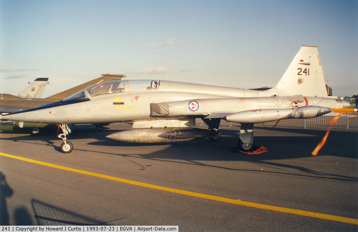 241, Northrop F-5B Freedom Fighter C/N N.9005, In the static display.