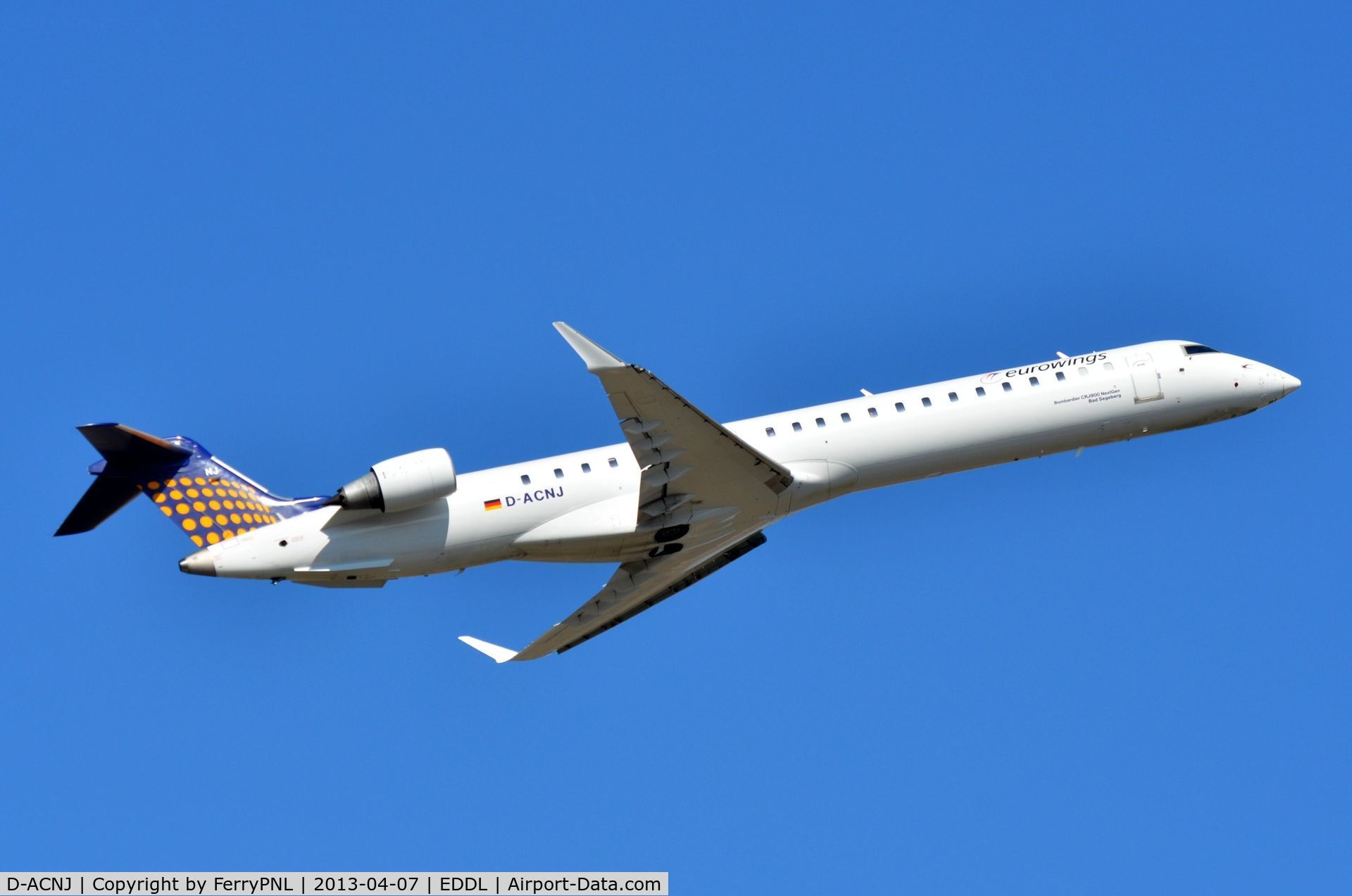 D-ACNJ, 2010 Bombardier CRJ-900 NG (CL-600-2D24) C/N 15249, Eurowings CL900