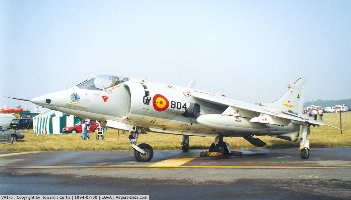 VA1-3, Hawker Siddeley AV-8S Matador C/N 712184, Spanish Navy