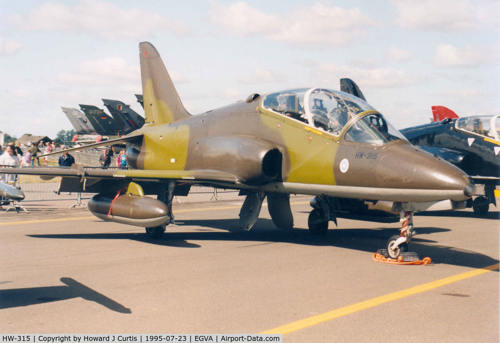 HW-315, British Aerospace Hawk Mk.51A C/N 312212, In the static display.