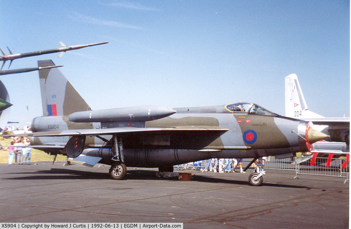 XS904, 1966 English Electric Lightning F.6 C/N 95250, At Air Tattoo International.