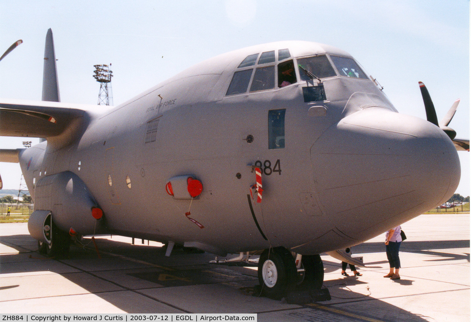 ZH884, 1999 Lockheed Martin C-130J Hercules C.5 C/N 382-5482, At Families' Day.