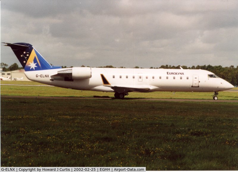 G-ELNX, 2001 Canadair CRJ-200LR (CL-600-2B19) C/N 7508, Eurolynx