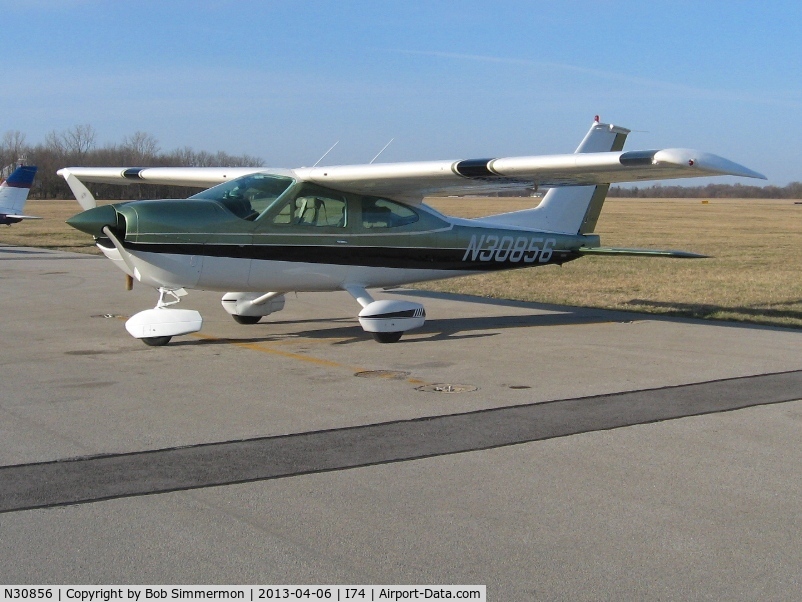 N30856, 1970 Cessna 177B Cardinal C/N 17701507, On the ramp in Urbana, Ohio