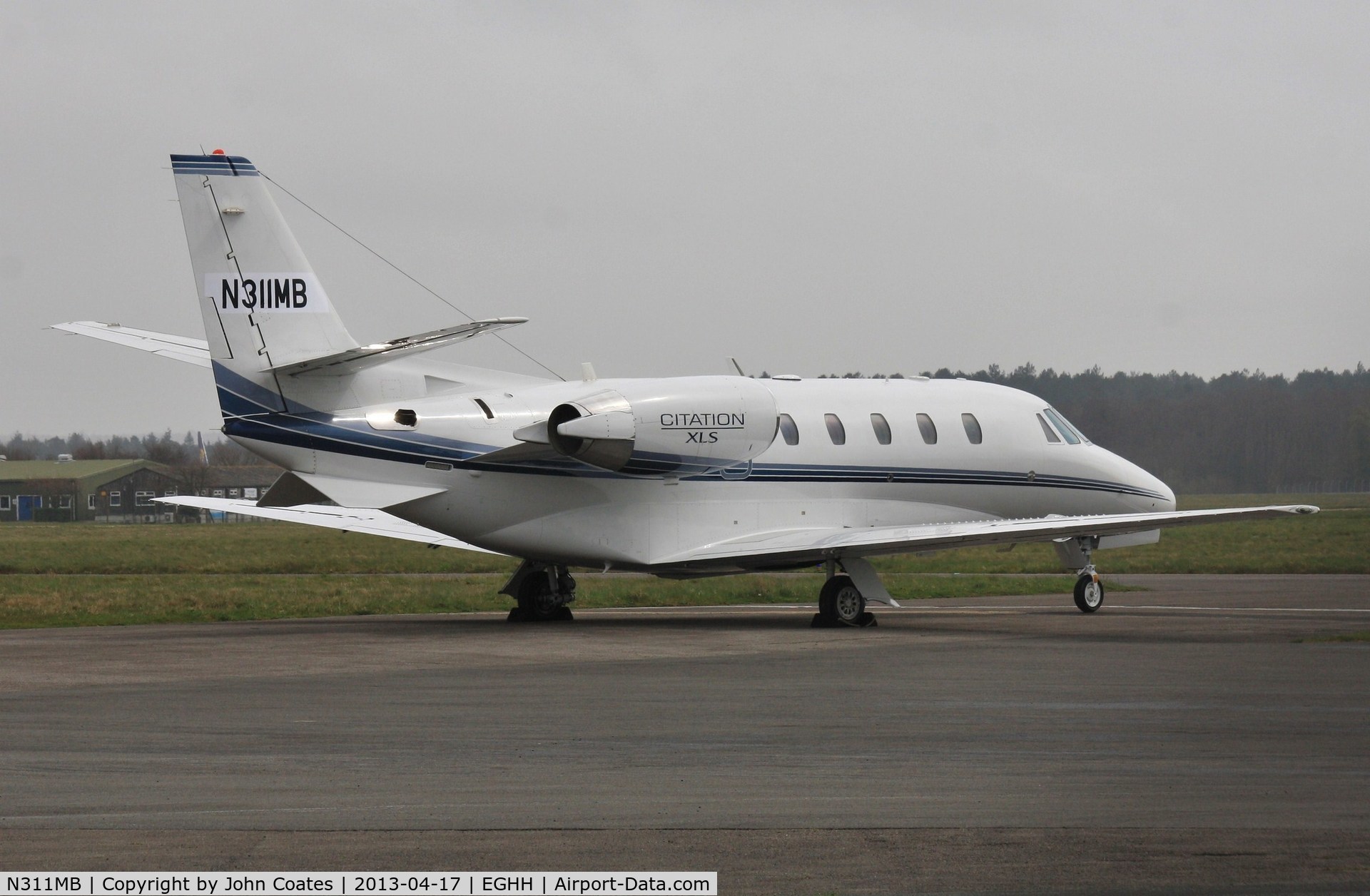 N311MB, 2008 Cessna 560XL Citation  XLS C/N 560-5770, Just re-reg'd from M-XJOB and about to depart to USA